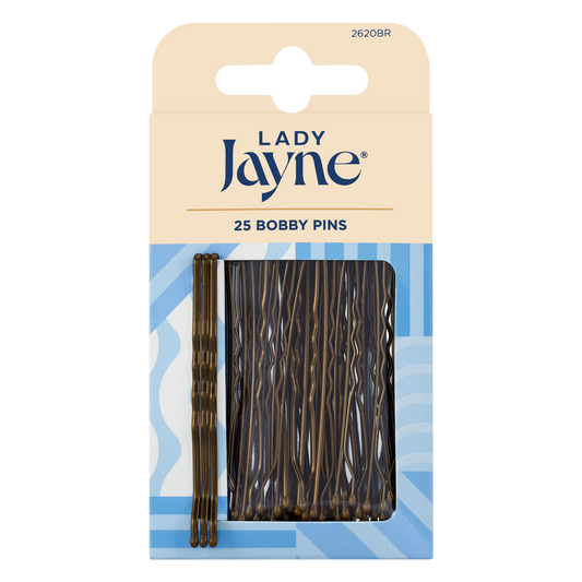 Bobby Pins Brown 6.4cm 25pk