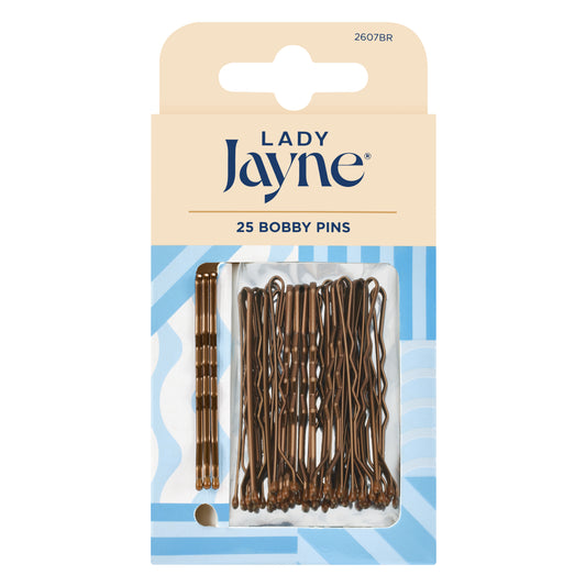 Bobby Pins Brown 4.5cm 25pk