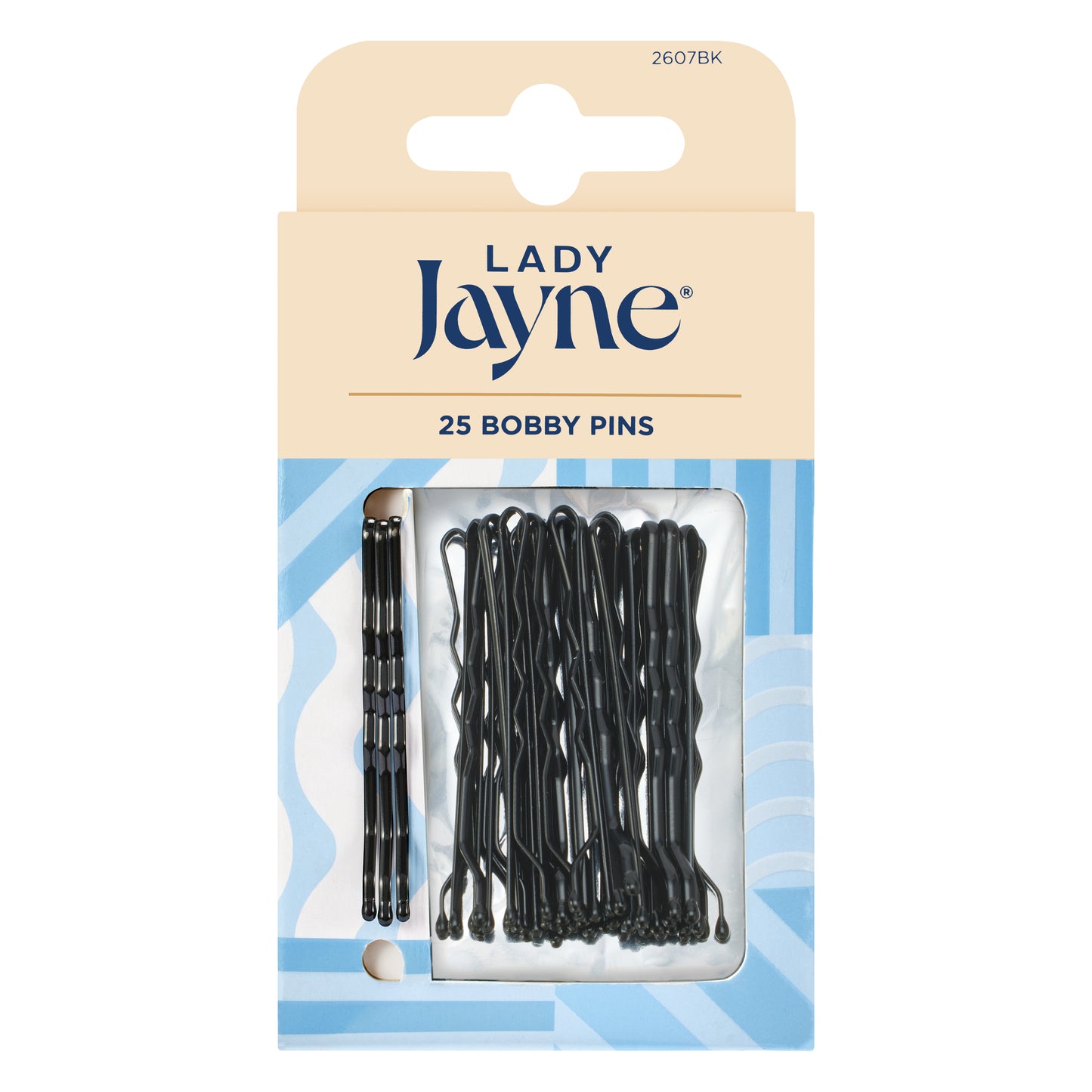 Bobby Pins Black 4.5cm 25pk