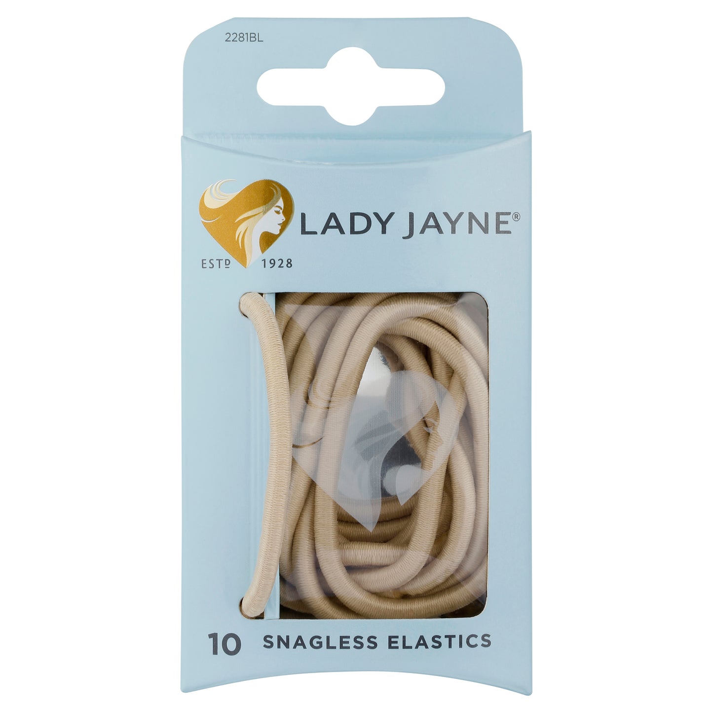 Snagless Elastics Thick Blonde 10pk