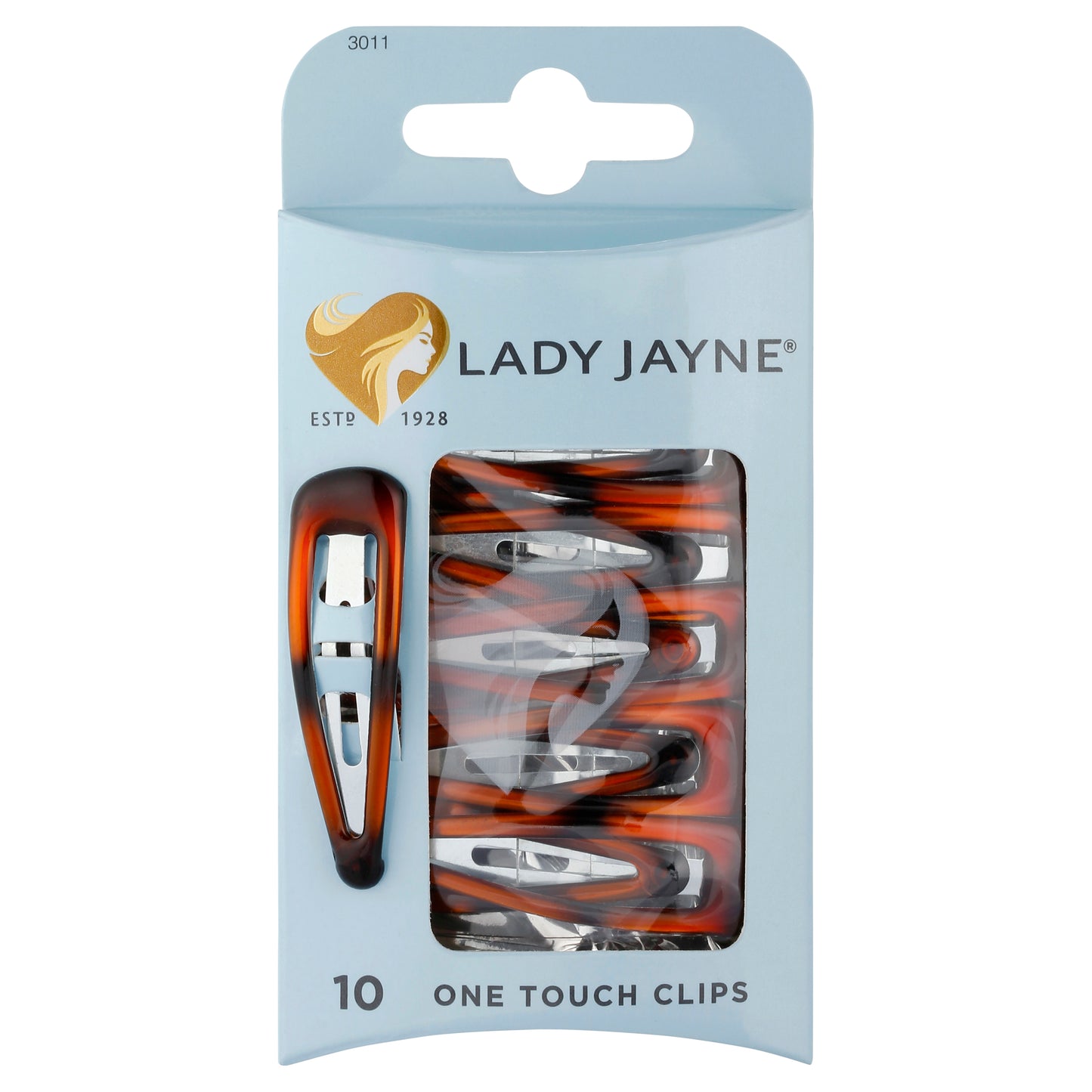 One Touch Snap Clips Shell 10pk