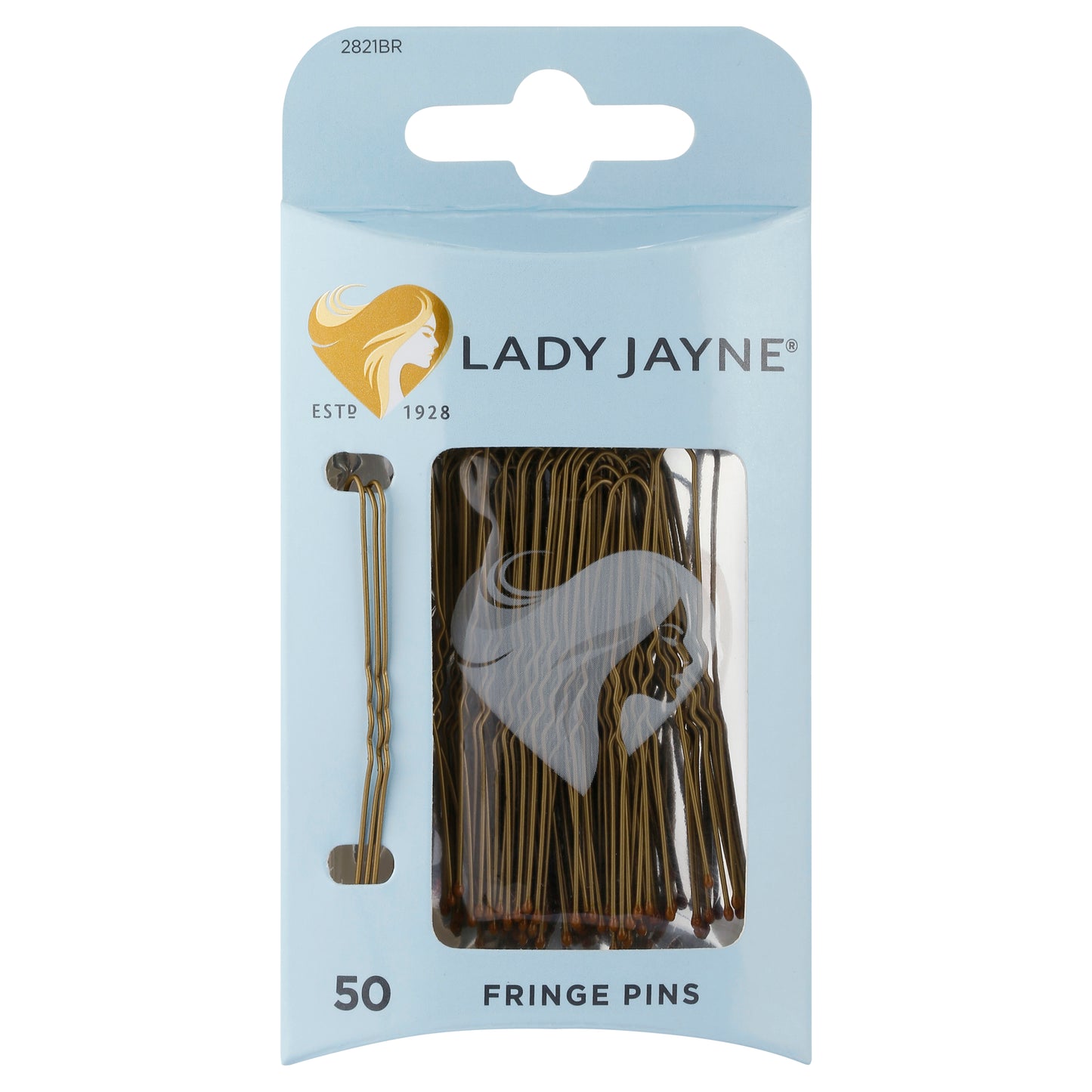 Fringe Pin Brown 5cm 50pk