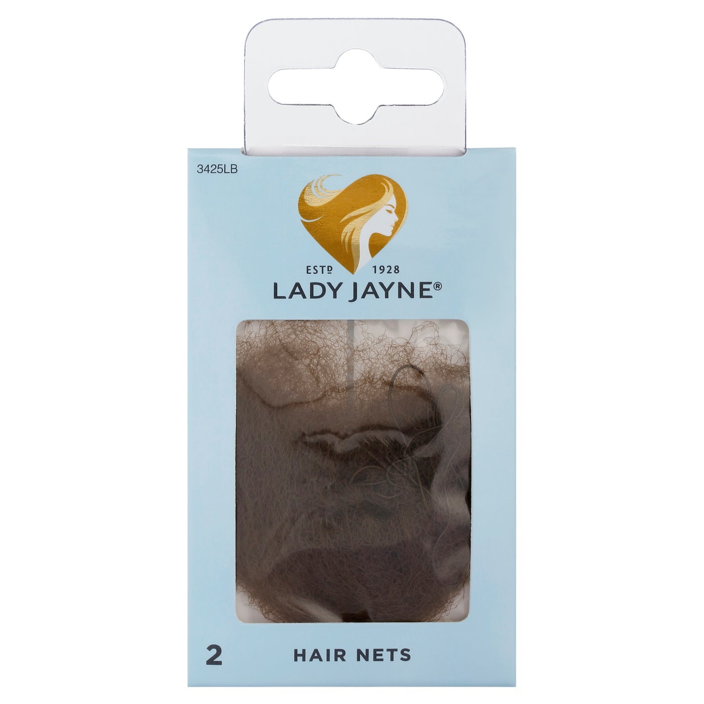 Hair Net Light Brown 2pk